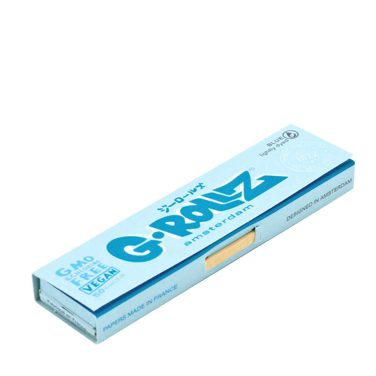 G-Rollz | Lightly Dyed Blue - x50 Papeles KingSize Slim  + Filtros